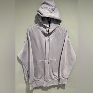 Gray Hooded Sweatshirt